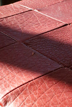 Load image into Gallery viewer, Danish Leather Patchwork Ottoman