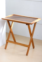 Load image into Gallery viewer, Oak & Walnut Folding Tray