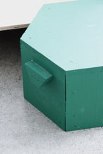 Load image into Gallery viewer, Handmade Green Hexagon Stool