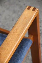 Load image into Gallery viewer, Blue Mid Century Sling Chair