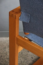 Load image into Gallery viewer, Blue Mid Century Sling Chair