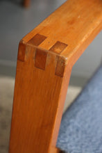 Load image into Gallery viewer, Blue Mid Century Sling Chair