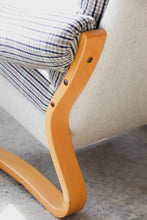 Load image into Gallery viewer, Chunky Plaid & Bentwood Lounge Chair