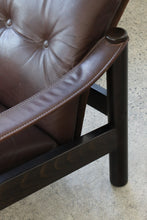 Load image into Gallery viewer, Søren Nissen & Ebbe Gehl Leather Lounge Chair