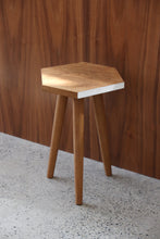 Load image into Gallery viewer, Handmade Oak Tripod Stool