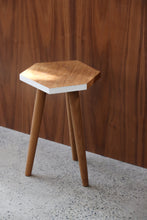 Load image into Gallery viewer, Handmade Oak Tripod Stool