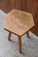 Load image into Gallery viewer, Handmade Oak Tripod Stool