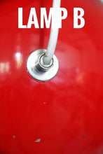 Load image into Gallery viewer, Red Verner Panton Flower Pot Lamp