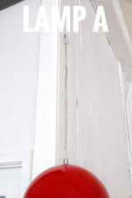 Load image into Gallery viewer, Red Verner Panton Flower Pot Lamp