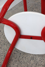 Load image into Gallery viewer, Tubular Red Post Modern Chairs