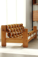 Load image into Gallery viewer, Scandinavian Pine & Leather Sling Sofa