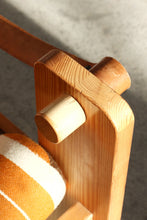 Load image into Gallery viewer, Scandinavian Pine & Leather Sling Sofa