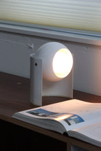 Load image into Gallery viewer, White Space Age Eyeball Lamp