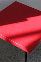 Load image into Gallery viewer, Mid Century Iron & Painted Wood Side Table