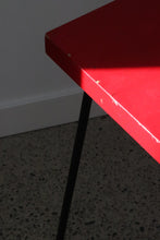Load image into Gallery viewer, Mid Century Iron & Painted Wood Side Table