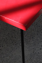 Load image into Gallery viewer, Mid Century Iron & Painted Wood Side Table