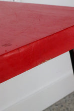 Load image into Gallery viewer, Mid Century Iron & Painted Wood Side Table