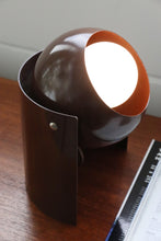 Load image into Gallery viewer, Brown Space Age Eyeball Lamp