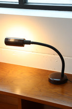 Load image into Gallery viewer, Brown Gooseneck Task Lamp
