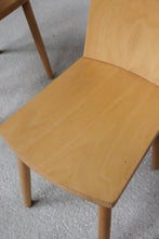 Load image into Gallery viewer, Vintage Blonde Wood Chairs - Pair