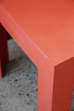 Load image into Gallery viewer, Salmon Parsons Plastic Stacking Tables