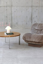 Load image into Gallery viewer, Danish Modern Oak & Aluminum Coffee Table