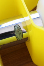 Load image into Gallery viewer, Yellow Space Age Plastic Globe Lamp