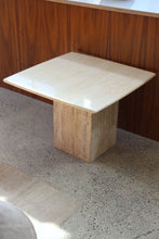 Load image into Gallery viewer, Travertine Side Table