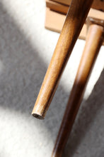Load image into Gallery viewer, Short Mid Century Slatted Bench