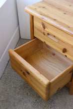 Load image into Gallery viewer, Danish Pine Nightstands By Drylund