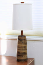 Load image into Gallery viewer, Martz Ceramic & Walnut Lamp By Marshall Studios