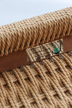 Load image into Gallery viewer, Teak & Paper Cord Stool