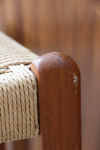 Load image into Gallery viewer, Teak & Paper Cord Stool