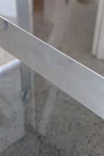 Load image into Gallery viewer, Aluminum & Smoked Glass Bar Cart
