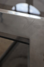 Load image into Gallery viewer, Aluminum & Smoked Glass Bar Cart