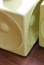 Load image into Gallery viewer, Small Atomic Chartreuse Ceramic Lamps