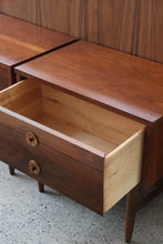 Load image into Gallery viewer, Mid Century Walnut Nightstands