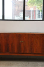 Load image into Gallery viewer, Mid Century Teak Credenza W/ Brass Latches