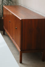 Load image into Gallery viewer, Mid Century Teak Credenza W/ Brass Latches