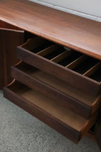 Load image into Gallery viewer, Mid Century Teak Credenza W/ Brass Latches