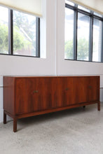 Load image into Gallery viewer, Mid Century Teak Credenza W/ Brass Latches