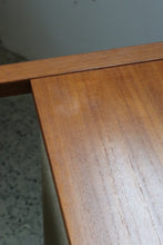 Load image into Gallery viewer, Mid Century Teak Side Table / Magazine Sling