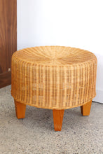 Load image into Gallery viewer, 2000's IKEA Wicker Stool