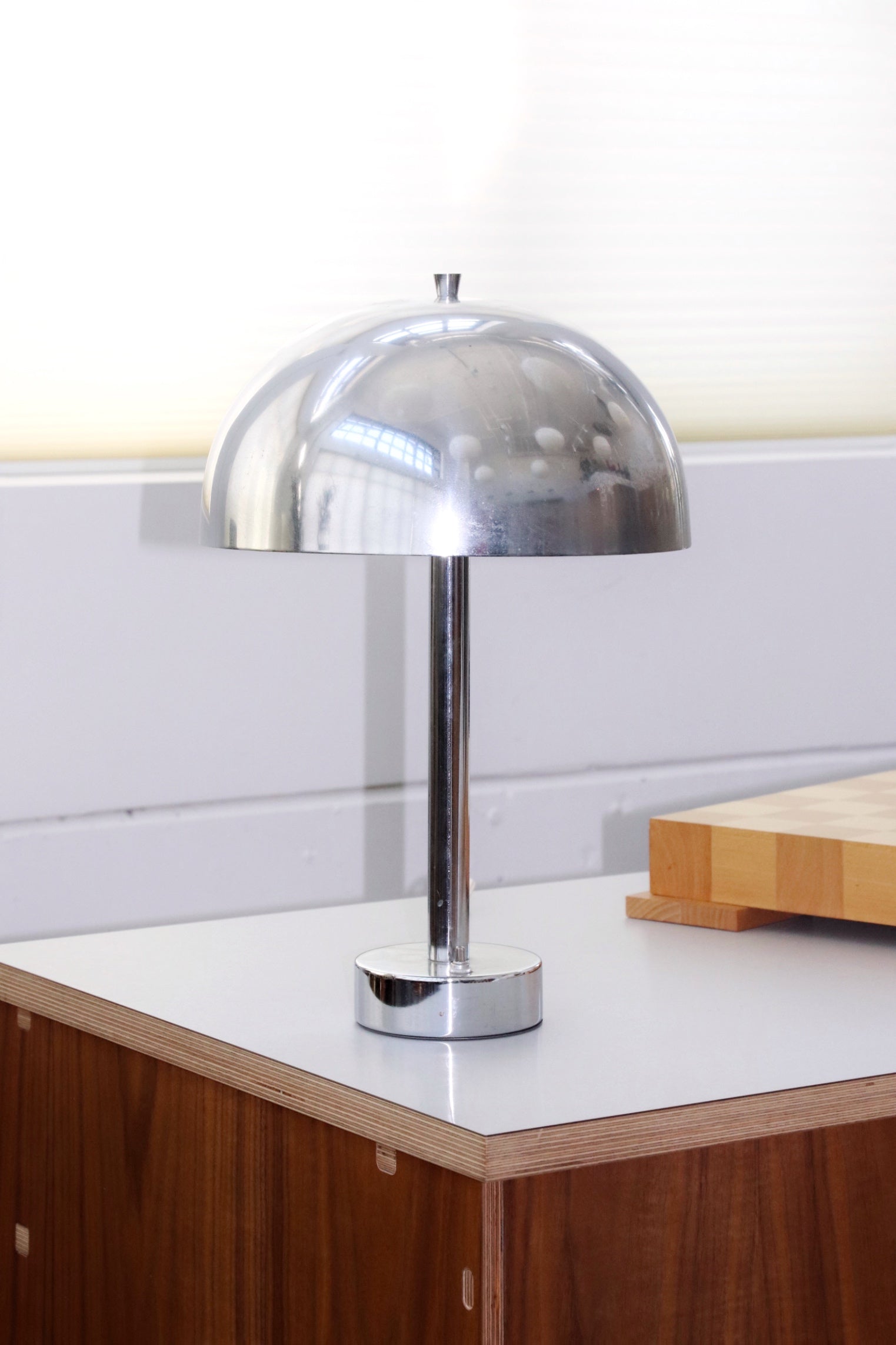 Space Age Aluminum Mushroom Lamp – In The Comfort Of