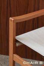 Load image into Gallery viewer, Beech & Canvas Safari Chair