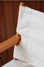 Load image into Gallery viewer, Beech & Canvas Safari Chair