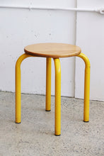 Load image into Gallery viewer, Tubular Yellow Stool