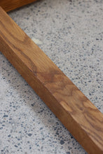 Load image into Gallery viewer, Square Oak & Glass Side Tables