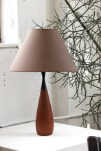 Load image into Gallery viewer, Mid Century Teak Bowling Pin Lamp