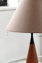 Load image into Gallery viewer, Mid Century Teak Bowling Pin Lamp